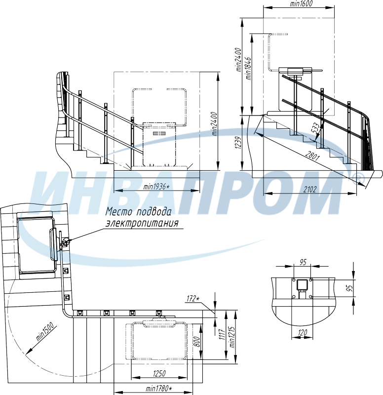 Подъемник для инвалидов чертеж Подъемник для инвалидов чертеж